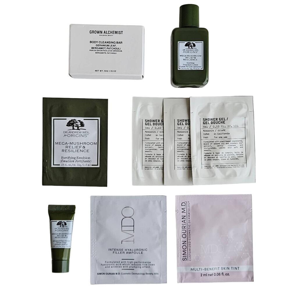 Skin Care Samples | Le Labo | MDO | Origins | Grown Alchemist